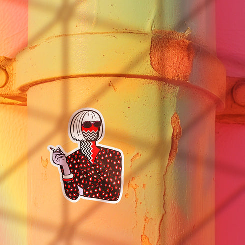 Diane Evans Twin Peaks Vinyl Sticker